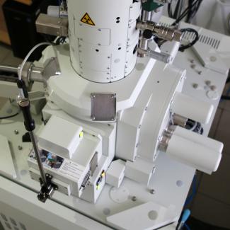 Bild eines Rasterelektronenmikroskops