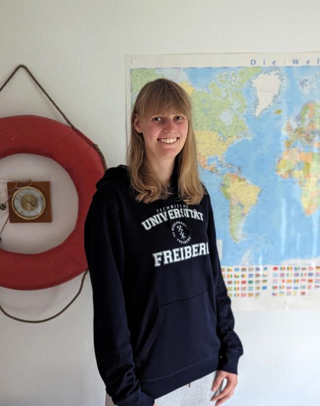Geophysik-Studentin Laura Mundel