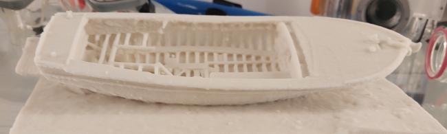 3D gedrucktes Model eines Unterwasserschiffswrack