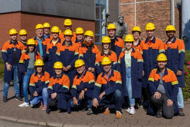 Gruppenbild ITUN bei BGH Edelstahl Freital GmbH