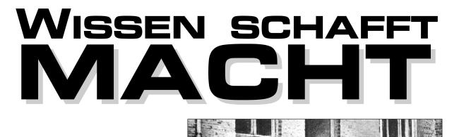 Plakat 3: Wissen schafft Macht