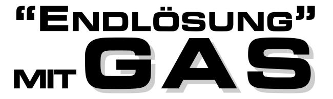 Plakat 16: "Endlösung" mit Gas