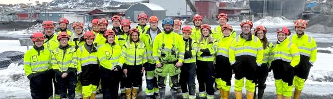 XTRACT team mine site visit at Skellefteå (Sweden)
