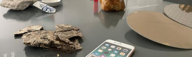 Exponate der Ausstellung: Lithiumglimmer für Lithium-Akkumulatoren