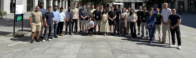Teilnehmer der International Summer School on Computational Design for Additive Manufacturing in Lugano, Schweiz
