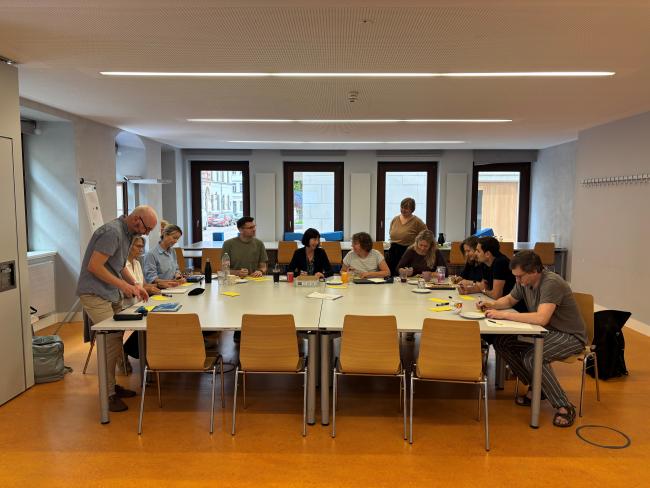 Workshop zum Thema Lehrevaluation mit Unterstützung des Hochschuldidaktik-Teams der TU BAF