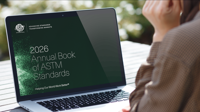 Bild zeigt eine Person, die vor einem Laptop sitzt.