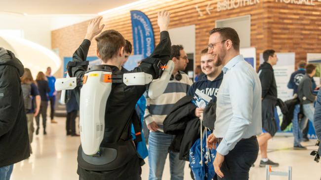 Exoskelette am Campustag