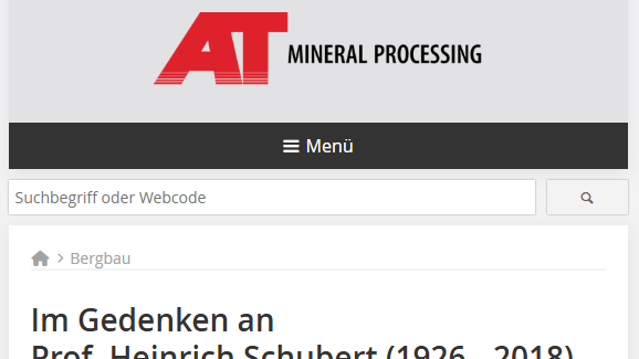 Nachruf AT Minerals
