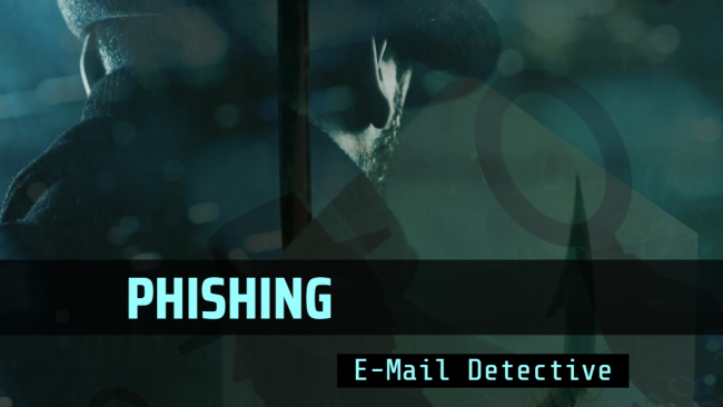 Titelbild der Phishing-Simulation der Lernwelten des Freistaates Sachsen