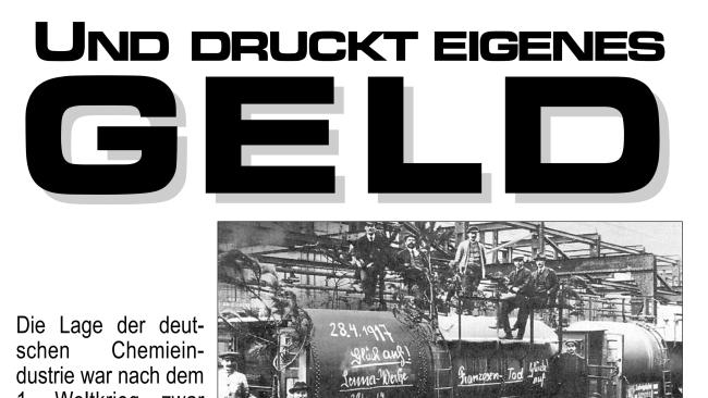 Plakat 7: Und druckt eigenes Geld