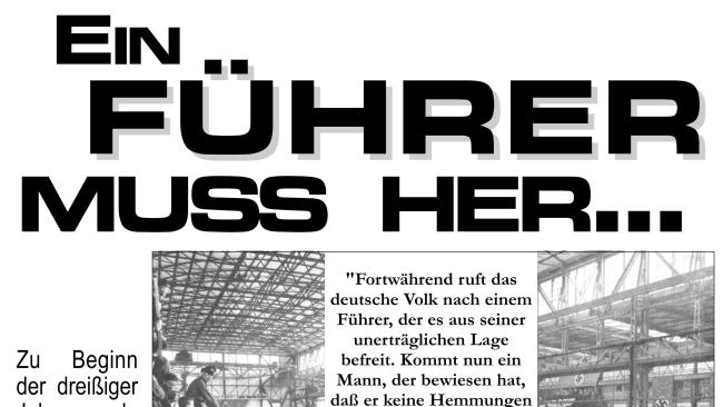 Plakat 11: Ein Führer muss her
