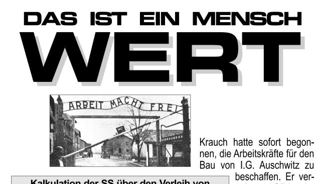 Plakat 15: Das ist ein Mensch wert