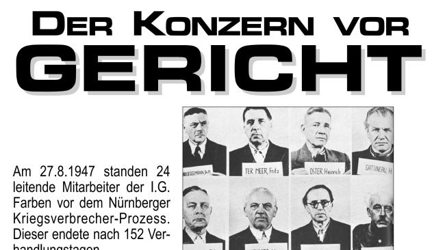 Plakat 18: Der Konzern vor Gericht