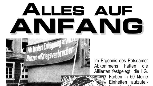 Plakat 19: Alles auf Anfang