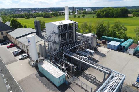 Die HP-POX Anlage des IEC von oben