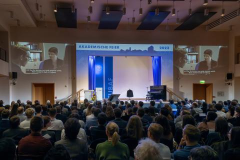 Immatrikulationsfeier am 17. Oktober 2023.