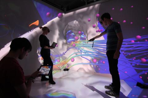 Strömungsvisualiserung in der CAVE