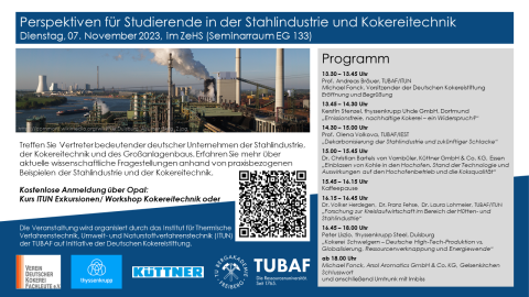Ankündigiungsposter Workshop Kokereitechnik