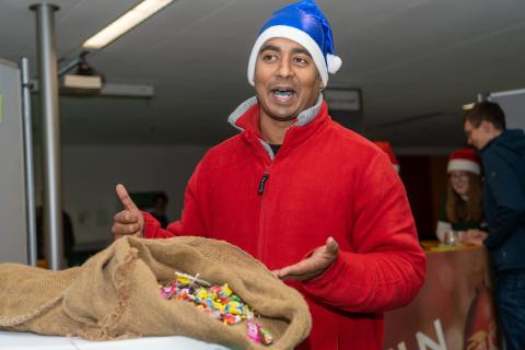 Weihnachtsmann Studentischer Weihnachtsmarkt 2022