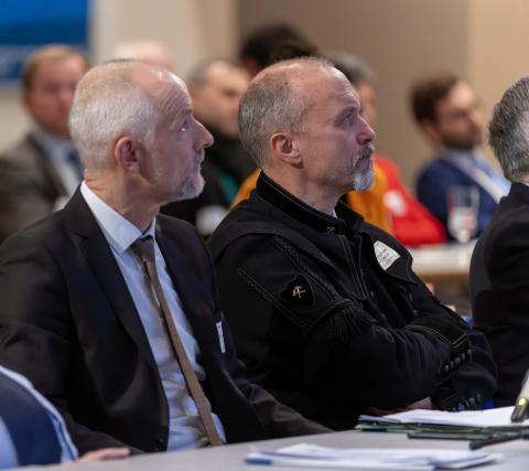 Ralph Weidner und Prof. Cramer auf der 1. Sächsischen Rohstoffkonferenz