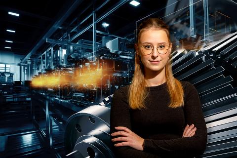 Anneli, Studierende im Studiengang Maschinenbau