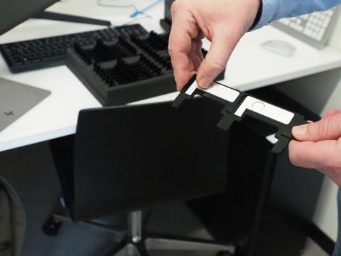 Halterung für zu digitalisierende Objekte