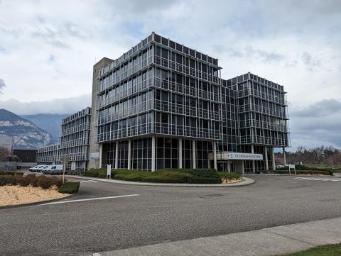 ESRF - The European Synchrotron in Grenoble, Frankreich.
