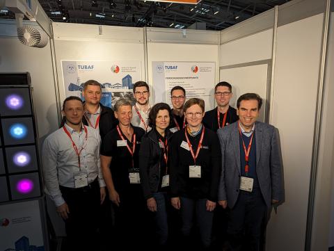 Messeteam TUBAF auf ceramitec