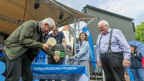 Bierfassanstich auf der NdWW 2024