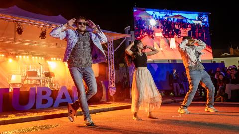 Indische Studierende bei der NDWW