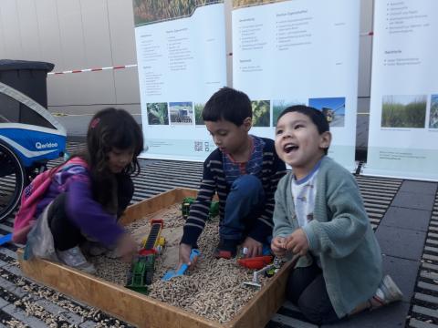 Stand Professur GWA bei Nacht der Wissenschaft 2024