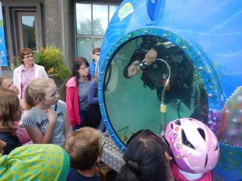 dive tank at Freiberg in the year 2017