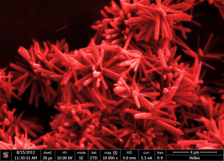 Bild von Zinkoxid-Nanokristallen