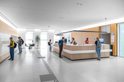 University Library Student lending area