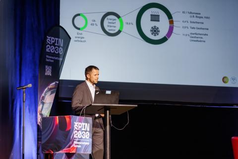 Thomas Grabs Vortrag zur Nutzung von Grubenwasser