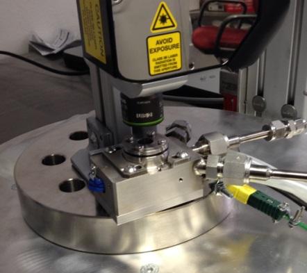 Messzelle des in-situ-Ramanspektrometers