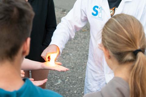 Experimente beim Schülerkolleg