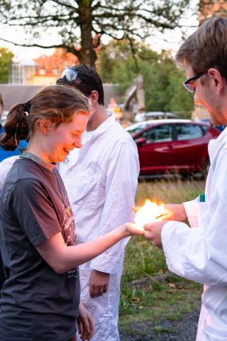 Experimente beim Schülerkolleg