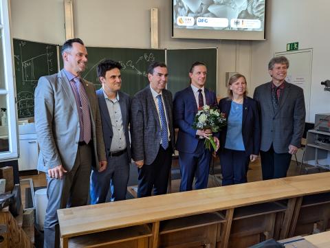 Mitglieder der Promotionskommission nach der Verteidigung von Piotr Malczyk