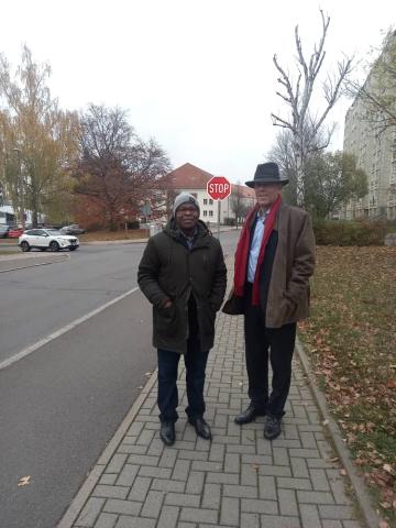Prof. Dzinomwa und Prof. Lieberwirth