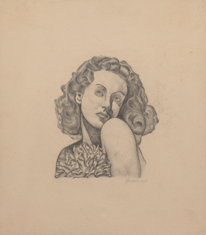 Bleistiftzeichnung Mannequin