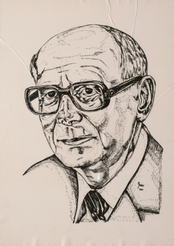 Tuschefederzeichnung von Walter Christian