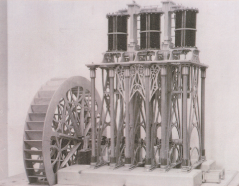 Schwarzenberg-Gebläse, Modell, 1:10