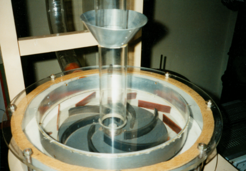 Modellversuch für Laufräder