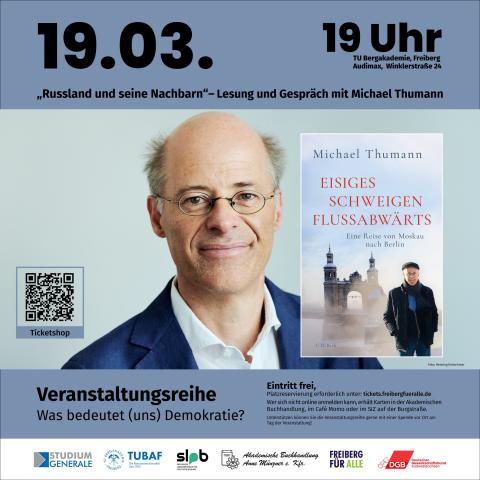 Veranstaltungsankündigung &quot;Russland und seine Nachbarn&quot; mit Michael Thumann