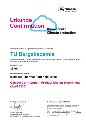 Climate Certificate Brazil