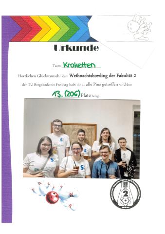 weihnachtsbowling24Kroketten