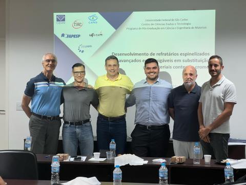 Team des GEMM nach der Promotionsverteidigung von Dr. Otávio H. Borges