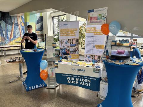 Messestand TUBAF 2025